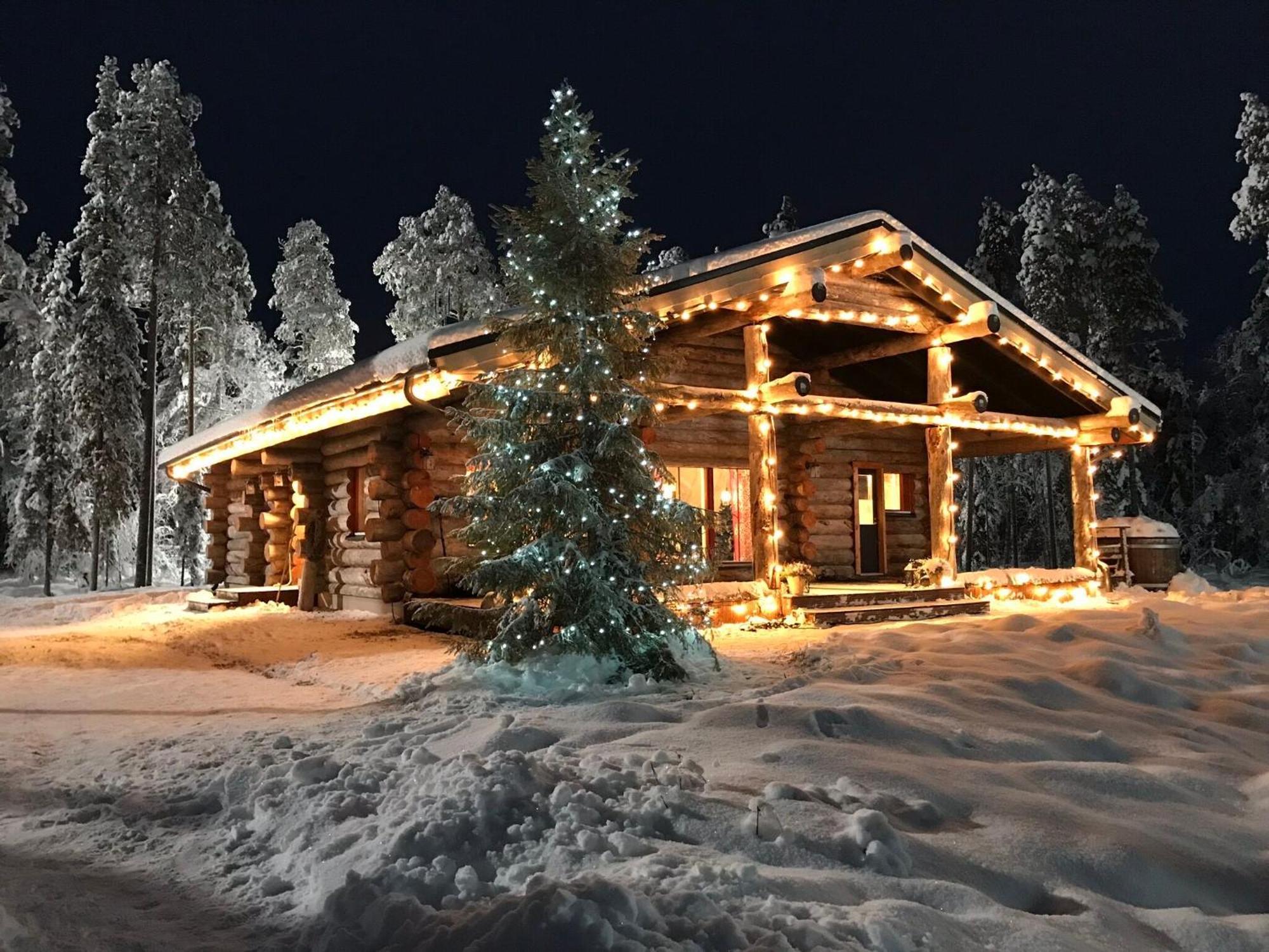 Hotel Napapiirin Jaervilomat Luukonniemi Exteriér fotografie